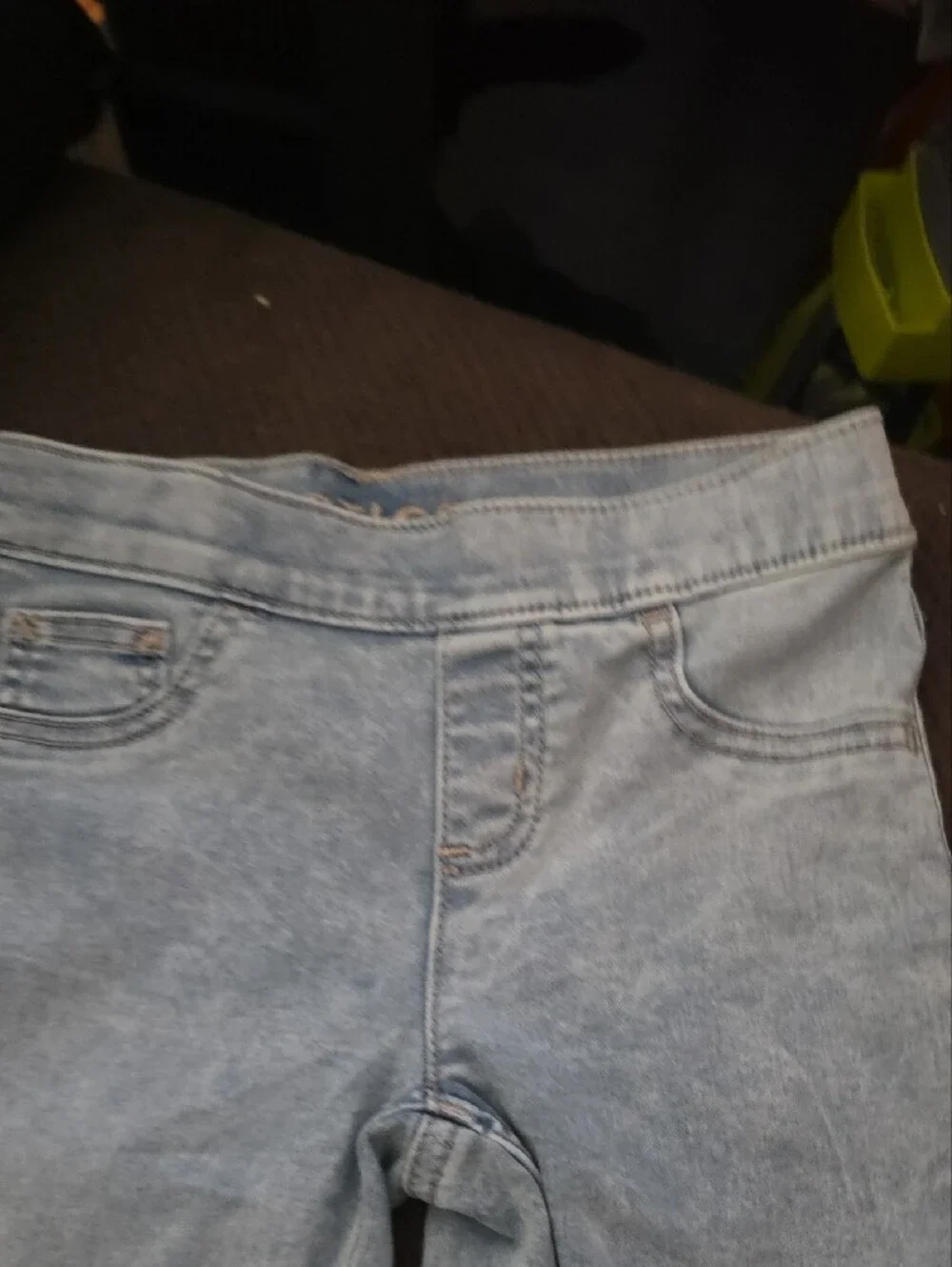 JUSTICE: Light Blue Girls Stretch Jeggings